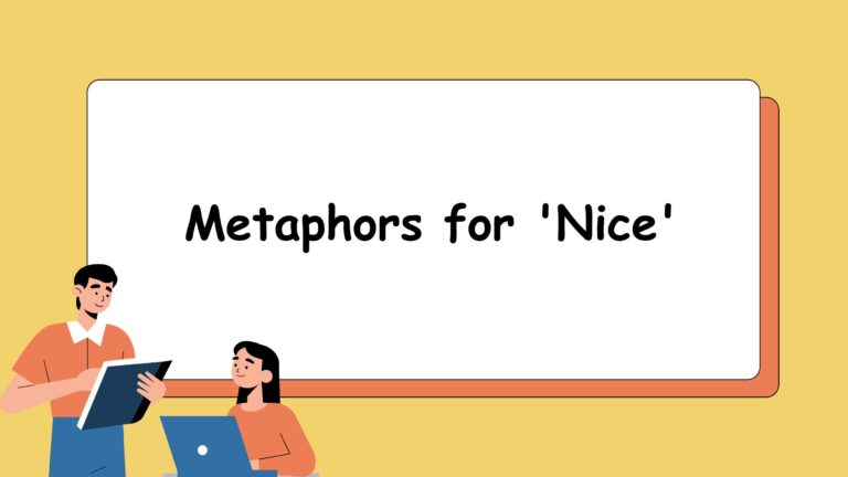metaphors for nice