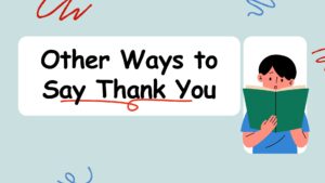 Others way to say thank you