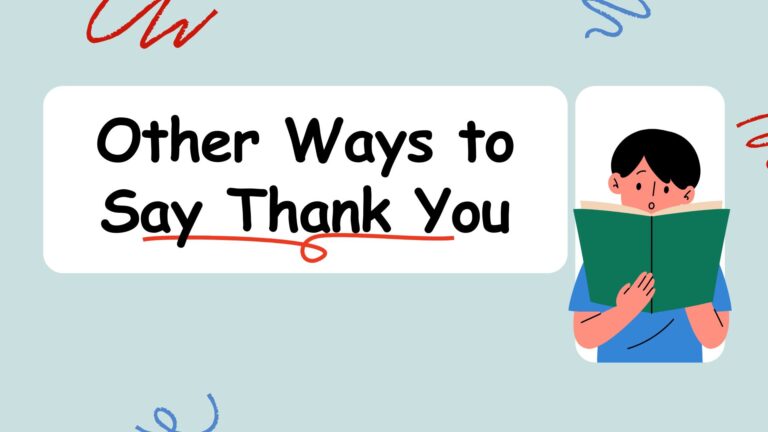 Others way to say thank you