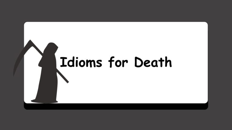 Idioms for Death