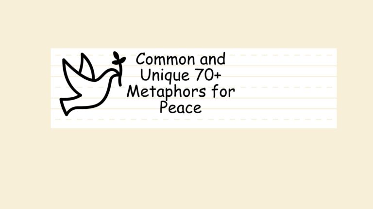 Common and Unique Metaphors for Peace